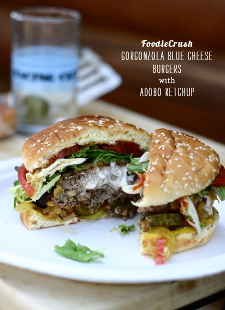 FoodieCrush Magazine Blue Cheese Burger