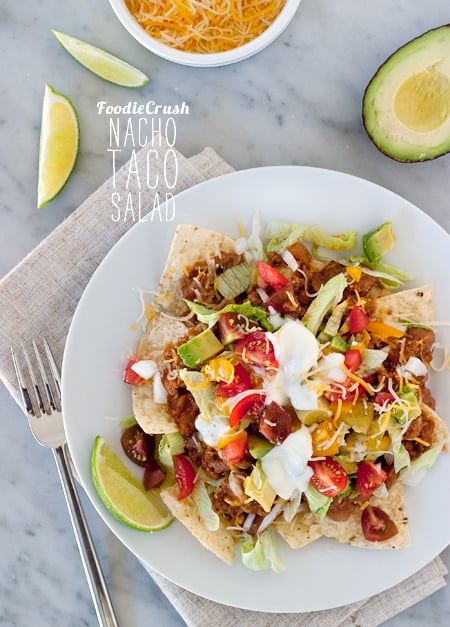 FoodieCrush Magazine Nacho Taco Salad