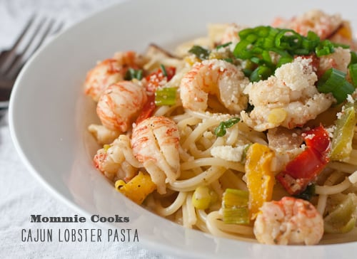 FoodieCrush Mommie Cooks Lobster Pasta