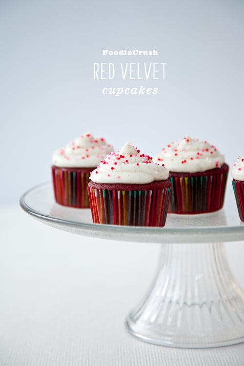 Foodiecrush Magazine Red Velvet Cupcakes And another one bites the dust