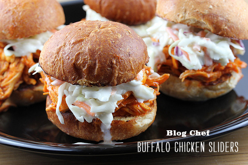 Foodie Crush Blog Chef Buffalo Chicken Sliders