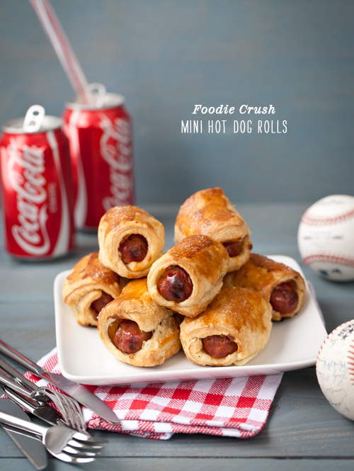 Mini Hot Dog Rolls | FoodieCrush.com