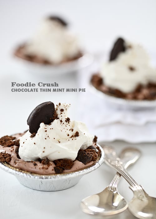 Foodie Crush Thin Mint Pie