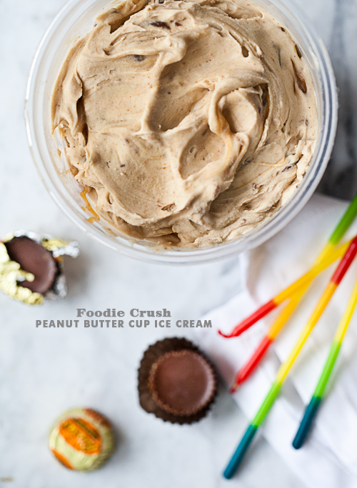 Foodie Crush Peanut Butter Cup Ice Cream
