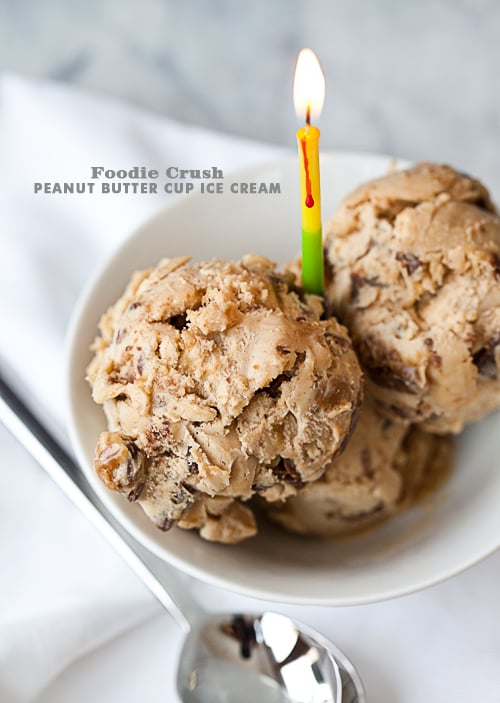 Foodie Crush Peanut Butter Cup Ice Cream
