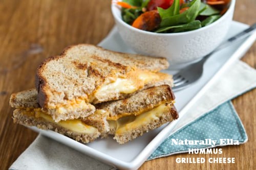 Foodie Crush Naturally Ella Hummus Grilled Cheese