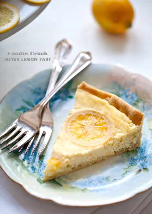 Foodie Crush Meyer Lemon Tart