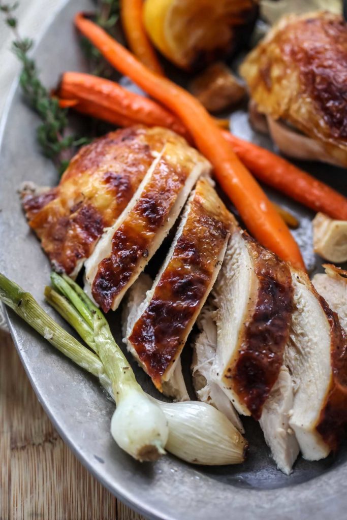 Juicy Roast Chicken | foodiecrush.com #chicken #recipes #dinner #whole #oven ideas