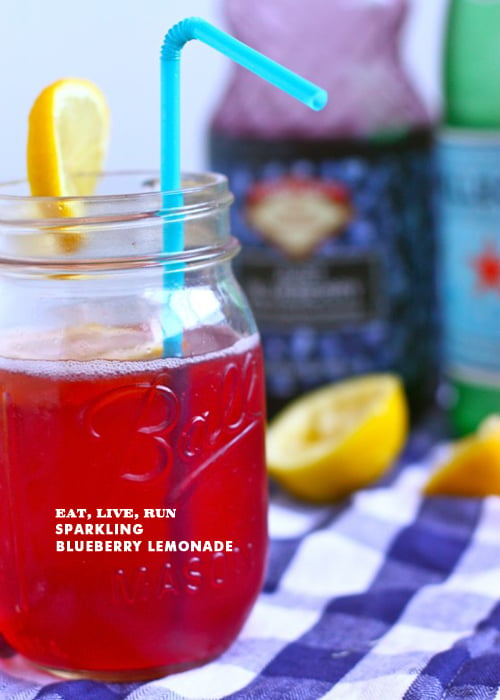 Foodie Crush Eat Live Run Sparkling Blueberry Lemonade