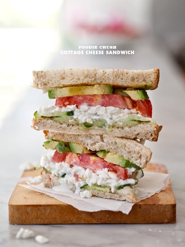 Cottage Cheese Sandwich | foodiecrush.com
