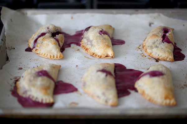 Cherry Cheese Hand Pies from FoodieCrush