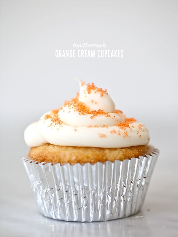 Creamcicle Cupcakes FoodieCrush 
