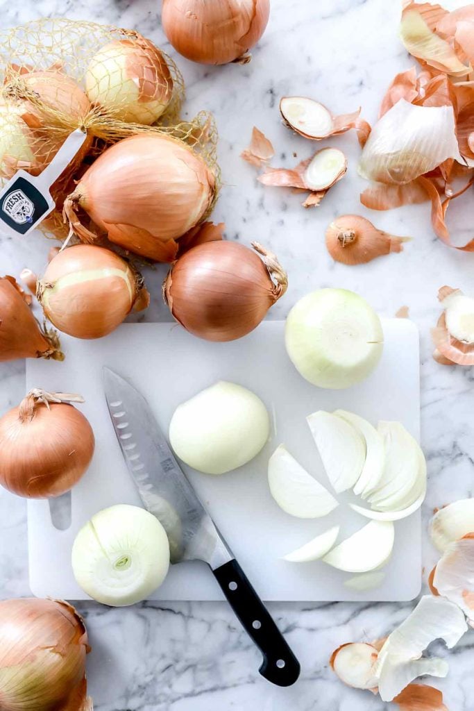 Sliced Onions | foodiecrush.com