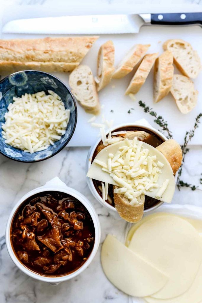 Cheese for The Best French Onion Soup | foodiecrush.com #easy #recipe #best #soup #onion #frenchonion