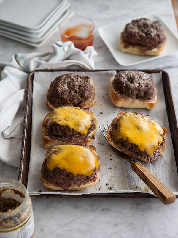 Recipe: Sheet Pan Burgers and Fries