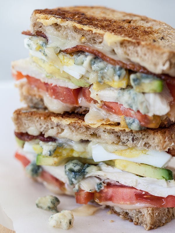 Cobb Grilled Cheese | FoodieCrush.com