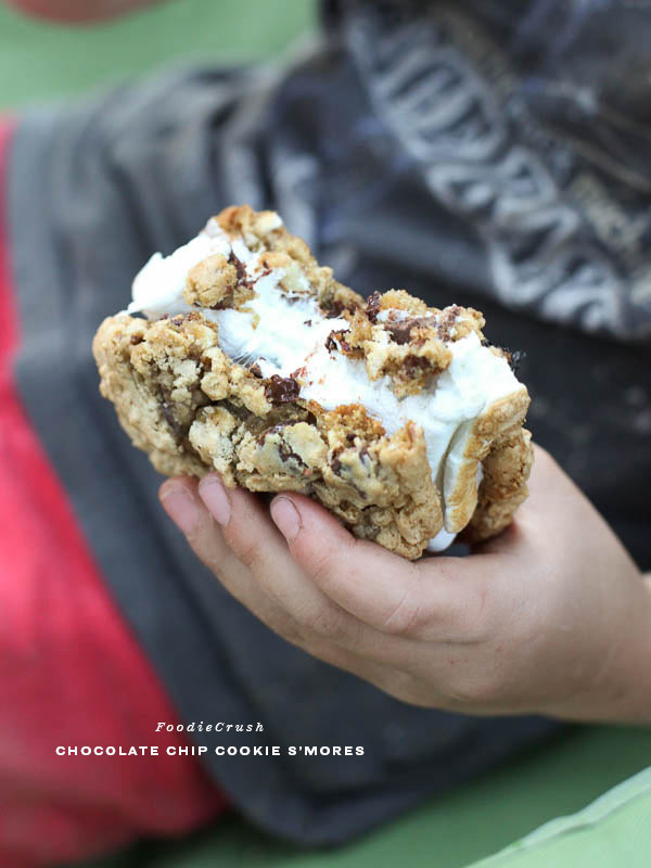 Chocolate Chip Cookie S'mores | foodiecrush.com