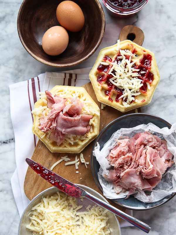 Monte Cristo Waffle Sandwich | foodiecrush.com