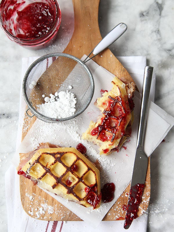 Monte Cristo Waffle Sandwich | foodiecrush.com