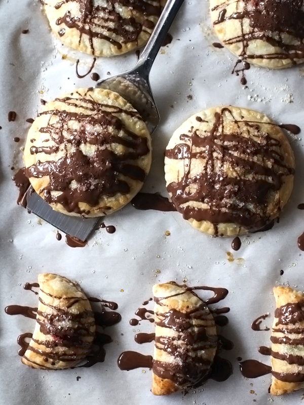 Apple and Pear Chocolate Hand Pies