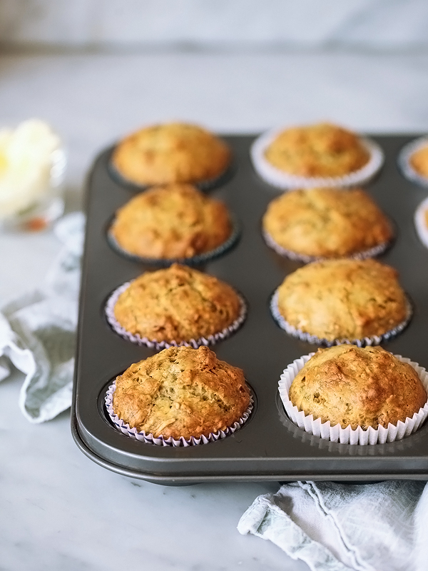Banana Bread Muffins with Coconut | foodiecrush.com