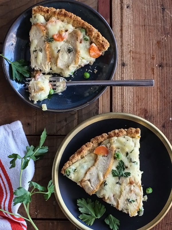 Chicken Pot Pie Pizza foodiecrush.com