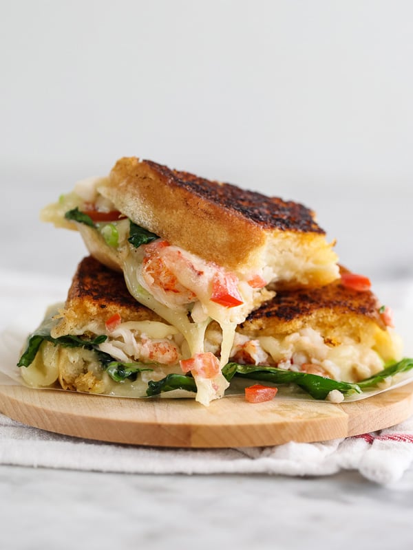 Kennebunkport Grilled Cheese Sandwich | foodiecrush.com