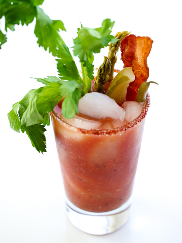 the best bloody mary cocktail with garnishes