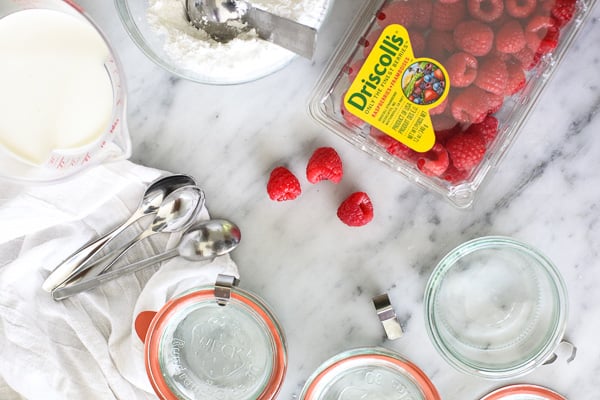 raspberries and cream ingredients