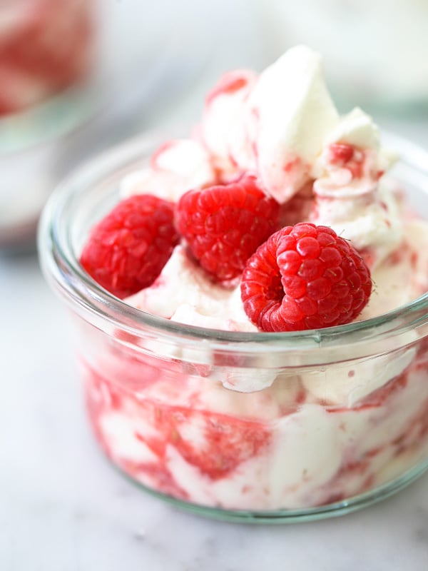 Crushed raspberry creams recipe