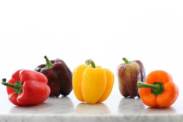 Stuffed Bell Peppers Recipe on foodiecrush.com 