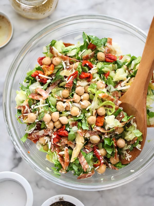 Classic Chopped Salad from foodiecrush.com