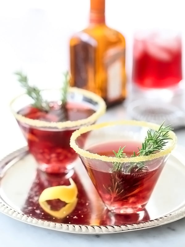 Pomegranate Martini | foodiecrush.com #recipe #vodka #oprah