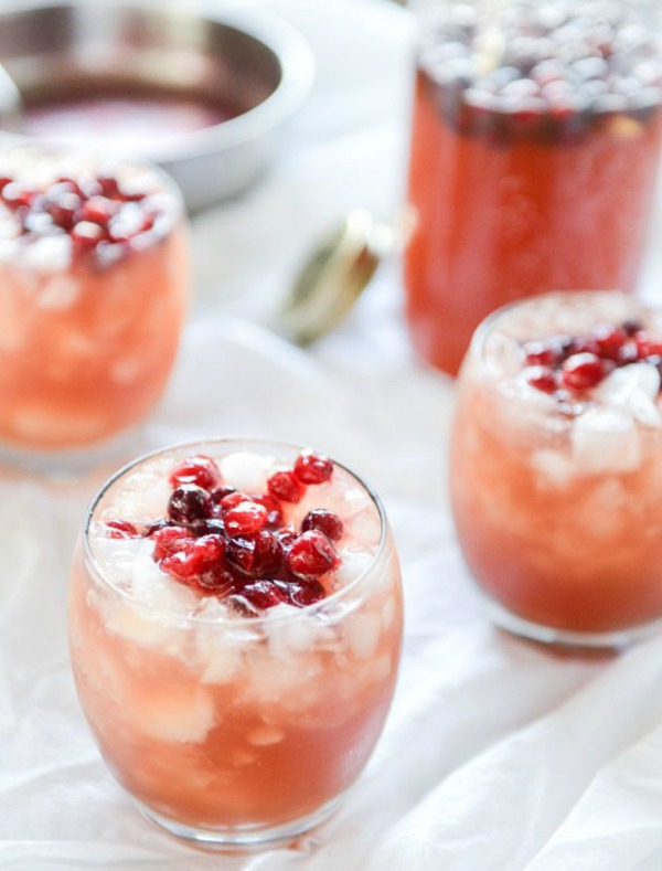Cranberry Cider Punch from howsweeteats.com on foodiecrush.com