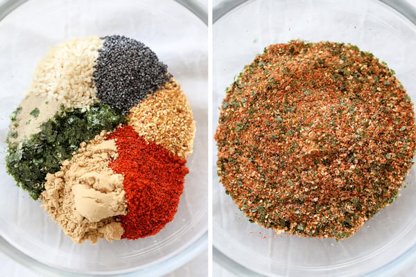 Japanese 7 Spice ingredients