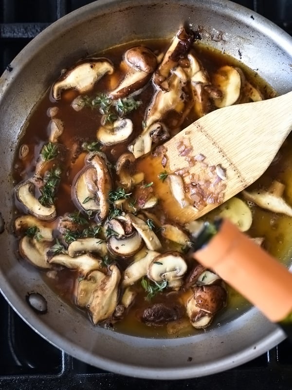 From-Scratch Cream of Mushroom Chicken | foodiecrush.com #whitewines #sauces #recipes