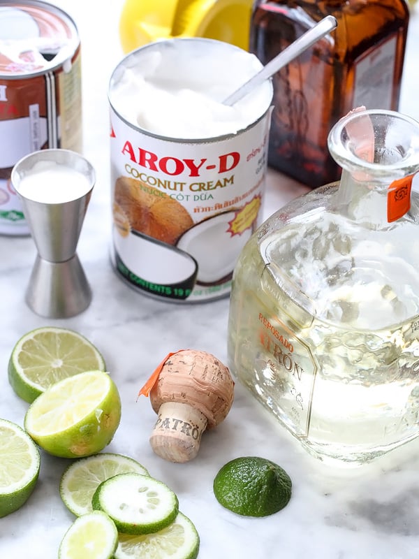 The Best Coconut Margarita | foodiecrush.com 