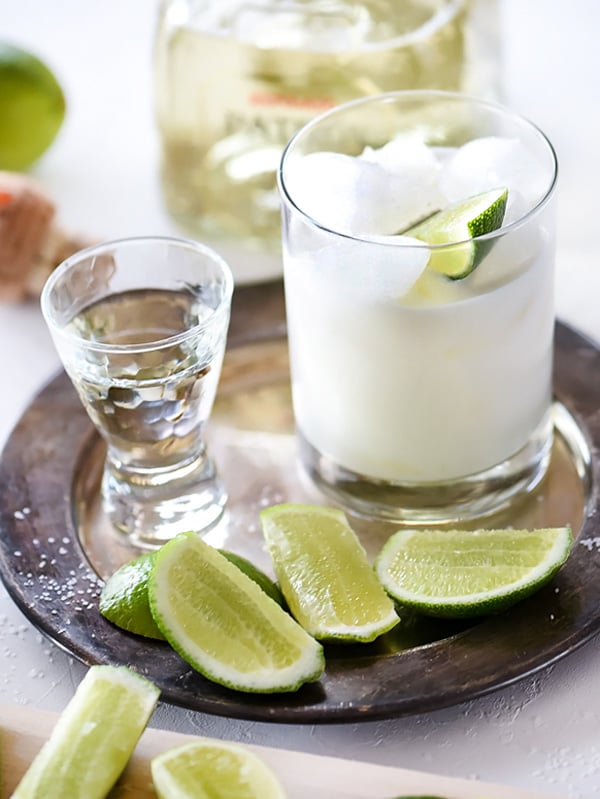 The Best Coconut Margarita | foodiecrush.com #ontherocks #recipe #creamy