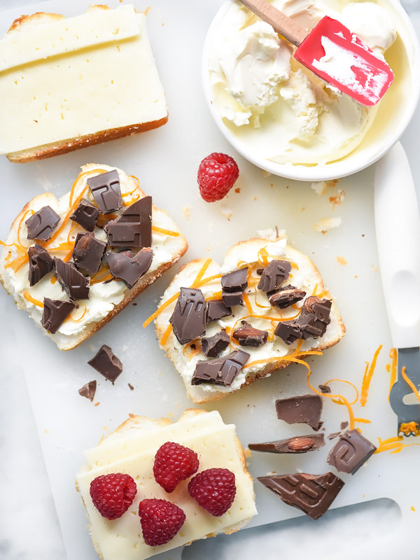 Raspberry and Chocolate Grilled Cheese | foodiecrush.com 