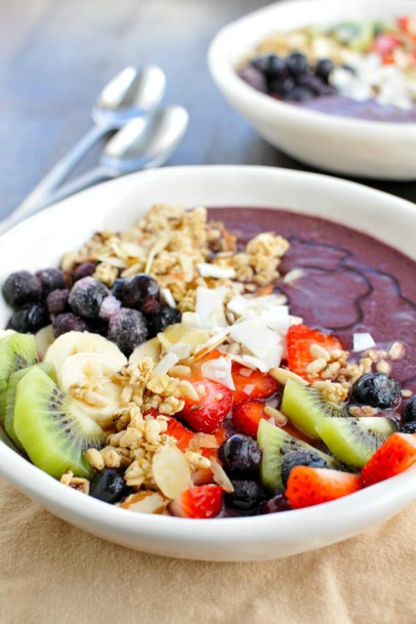 Classic Açaí Bowls from thepigandquill.com on foodiecrush.com