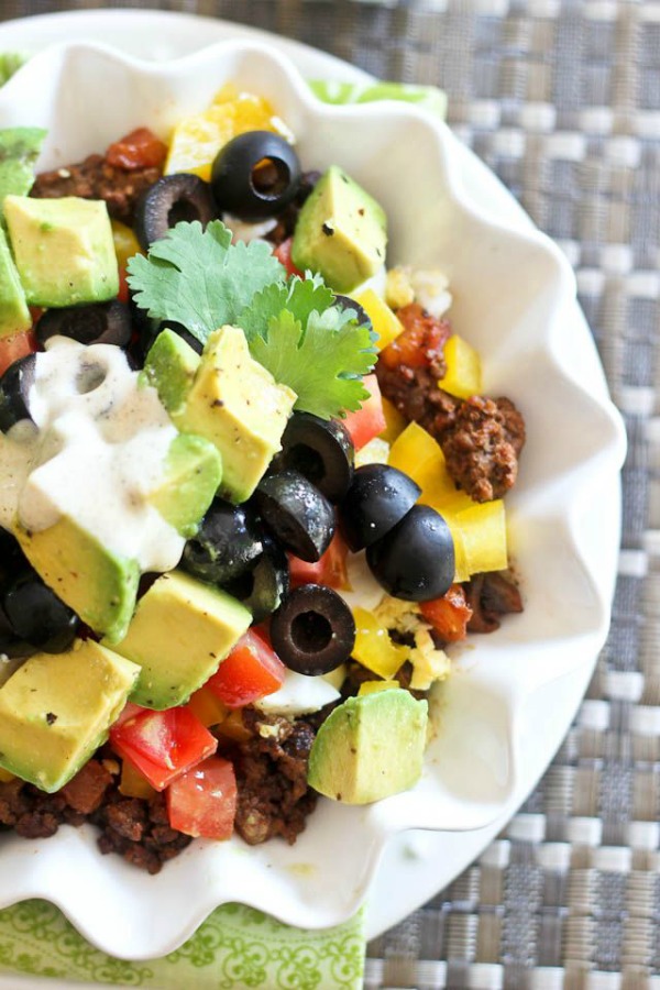 Taco Wannabe Mexican Breakfast Bowl from thehealthyfoodie.com on foodiecrush.com