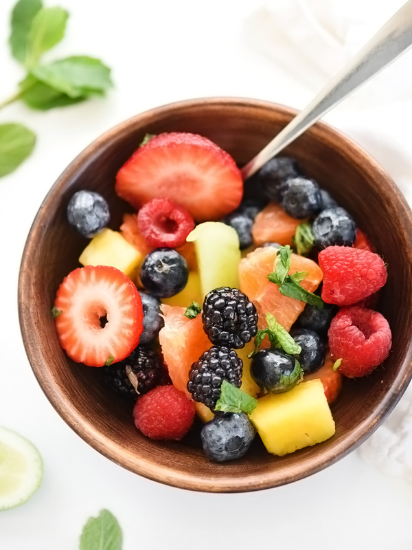 Berry Delicious Fruit Salad | foodiecrush.com 