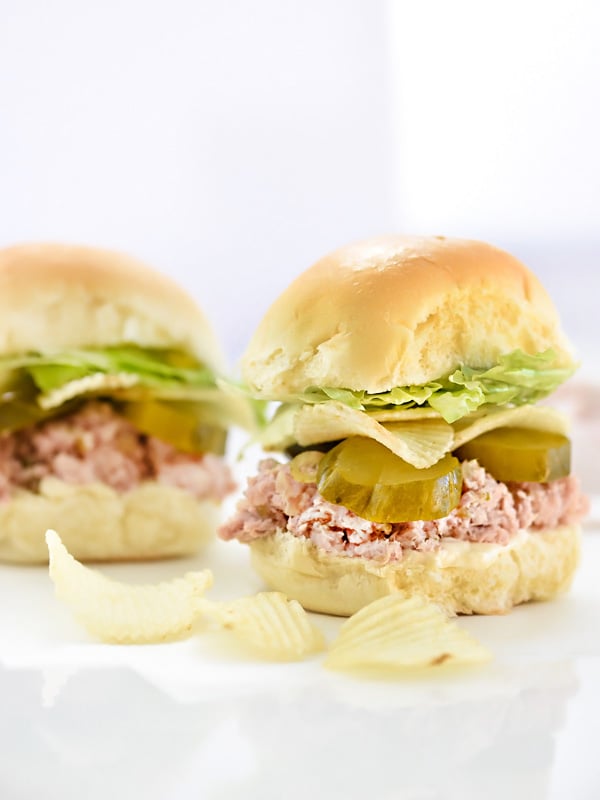 Ham Salad Sandwiches | foodiecrush.com #recipe #easy #spread