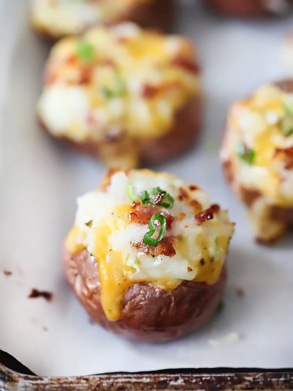 Loaded Twice-Baked Red Potatoes Recipe