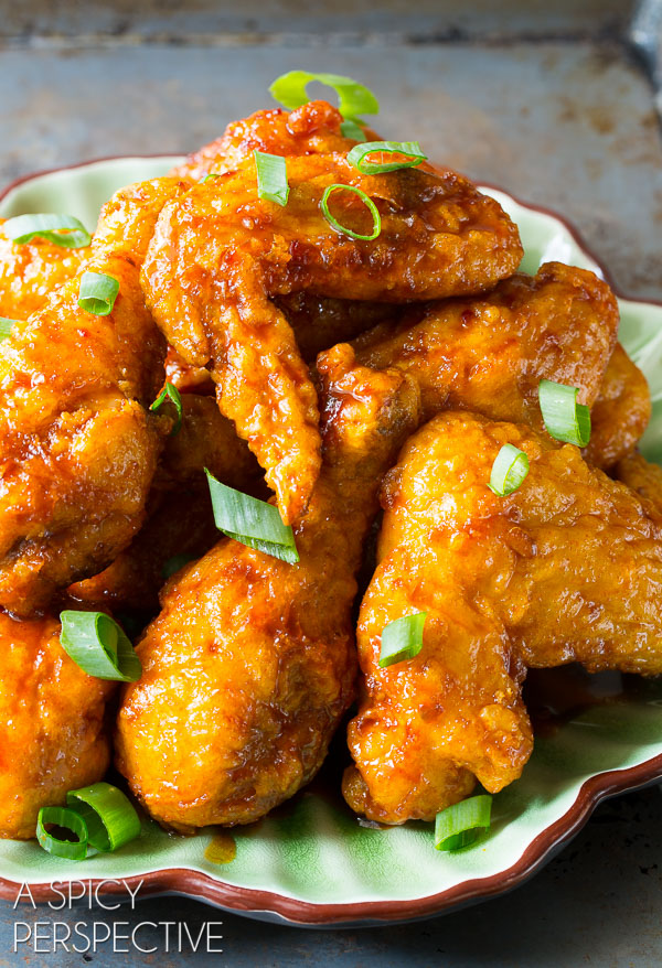 Korean Fried Chicken Recipe aspicyperspective.com | foodiecrush.com 