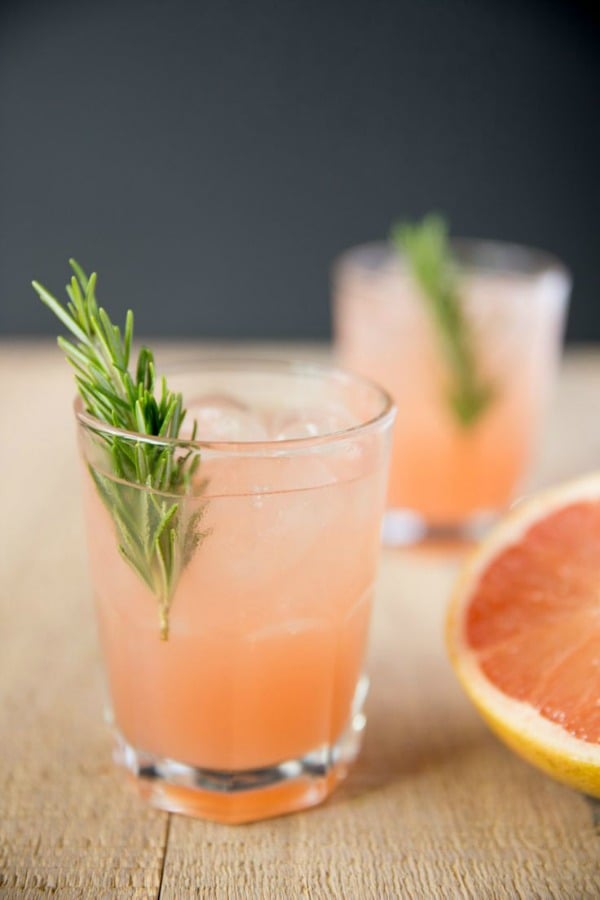 Rosemary Greyhound Cocktail from tasteslovely.com on foodiecrush.com