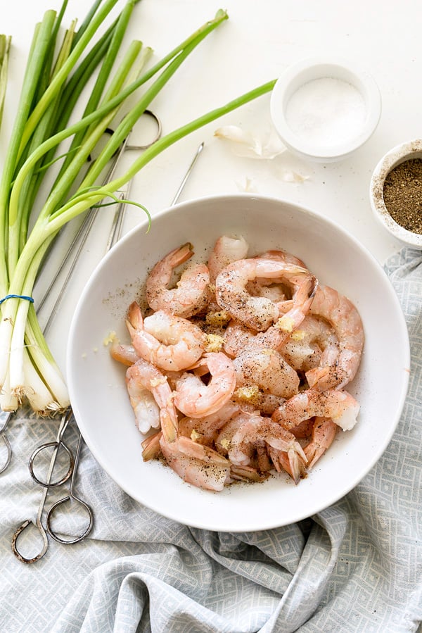 Grilled Shrimp with Sweet or Spicy Mustard Dipping Sauce | foodiecrush.com 