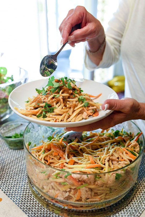 Peanut Noodles With Chicken foodiecrush.com 13