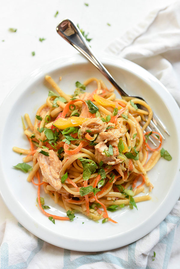 Peanut Noodles With Chicken foodiecrush.com 13