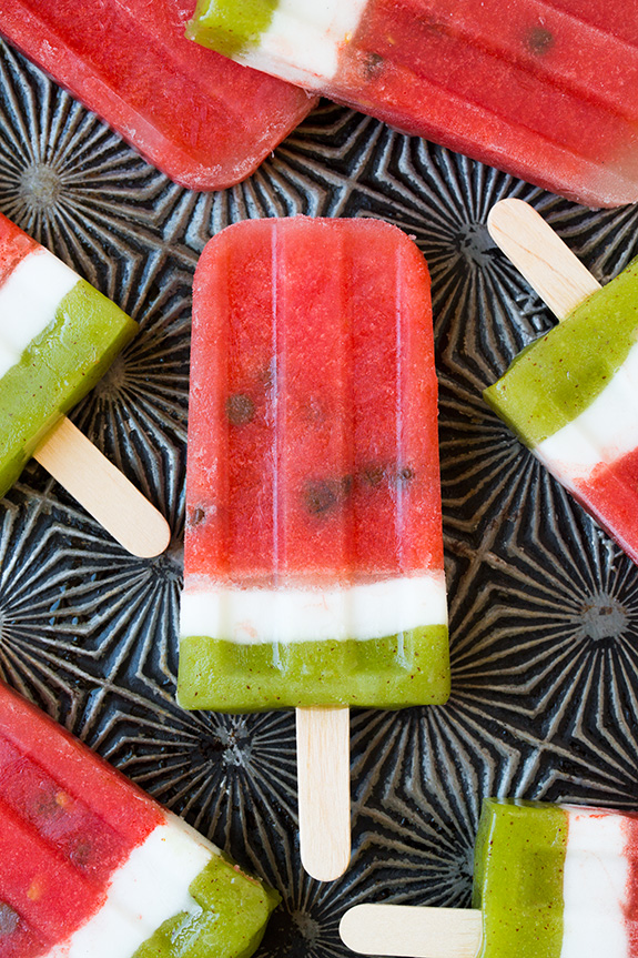 Watermelon Popsicles from Cooking Classy on foodiecrush.com 